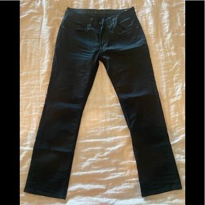 Buffalo David Button Slim Six-X Straight Stretch Jeans